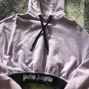 Palm Angels cropped hoodie